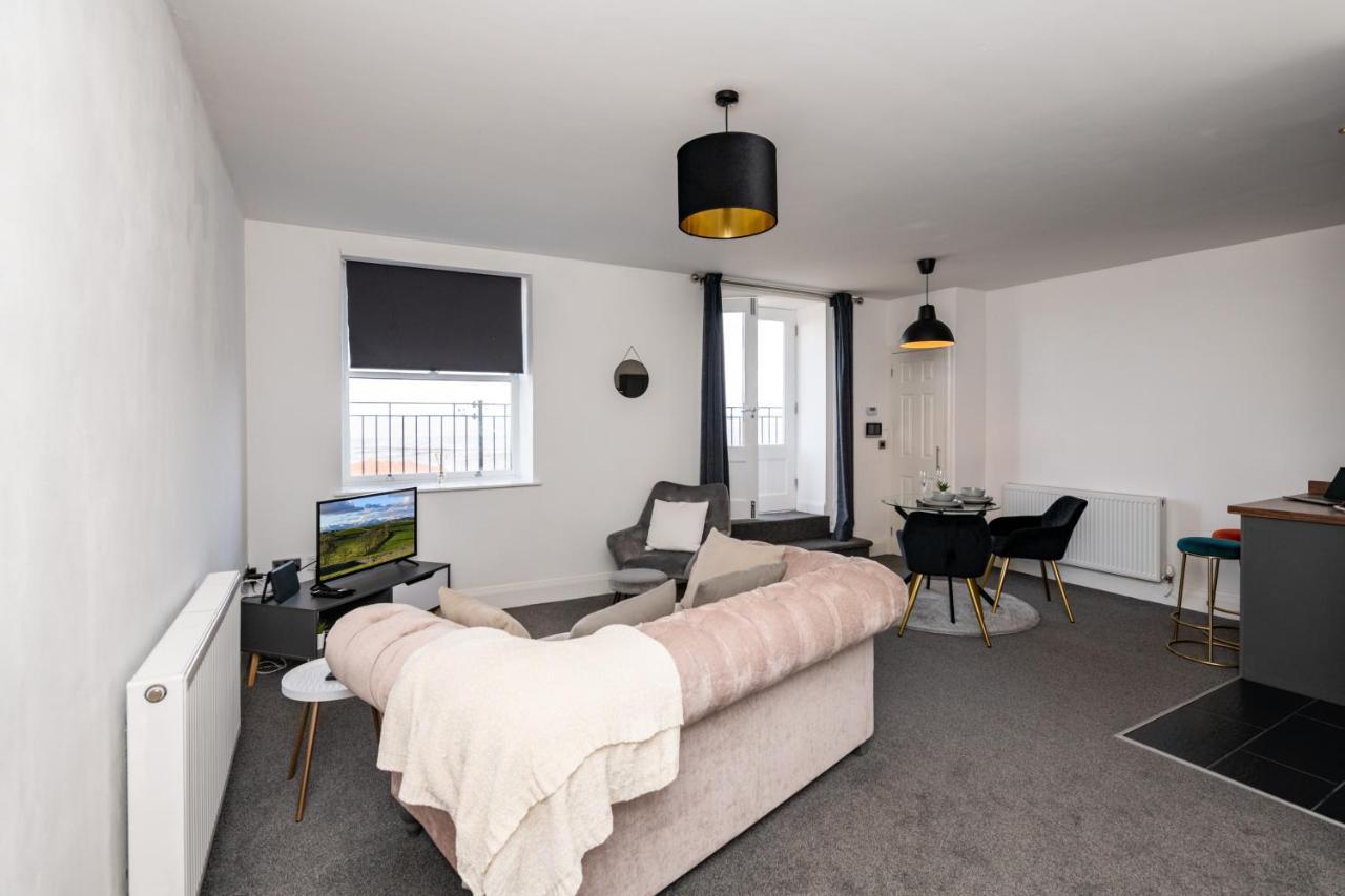 The Croston Balcony Apartment- Morecambe Central Promenade, Beach Front And Sea Views Exterior foto